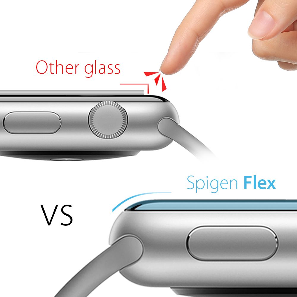 Apsauginė plėvelė Spigen Neo Flex 3-Pack Apple Watch 6 / 7 / 8 / 9 / SE 1 / 2 / 3 (40 / 41 mm) Skaidri - Image 6