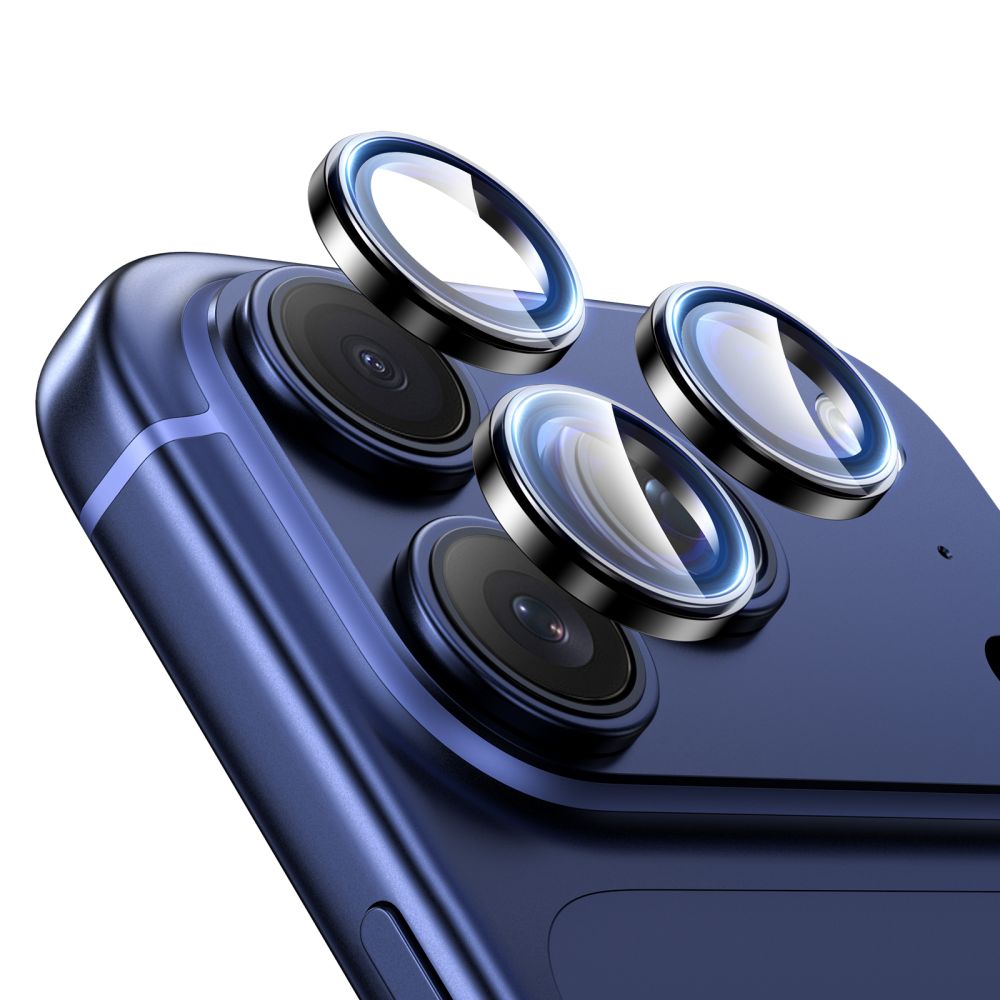 Kameros apsauginis stiklas Tech-Protect Camring Fit+ iPhone 14 Pro / Max / 15 Pro / Max / 16 Pro / Max / 17 Pro / Max, sidabrinis - Image 2