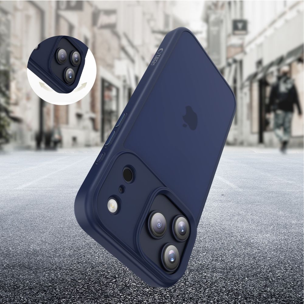 Dėklas Tech-Protect Magmat iPhone 17 Pro Max, matinis tamsiai mėlynas - Image 7