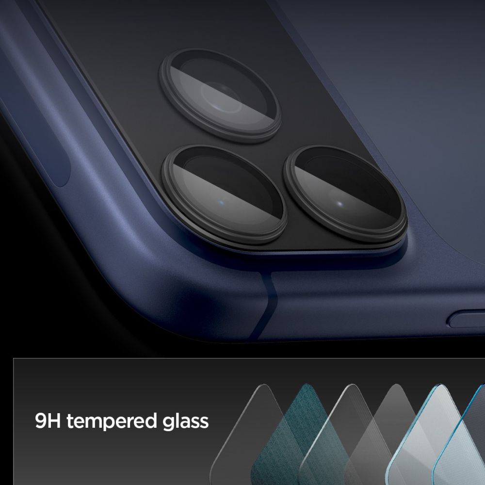 Kameros apsauginis stiklas Spigen Optik Pro XL EZ Fit iPhone 17 Pro, juodas - Image 8