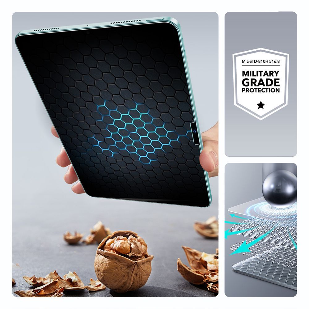 Apsauginis stiklas ESR UltraFit iPad Pro 11 (5 / 6 karta), 2 vnt., skaidrus - Image 6