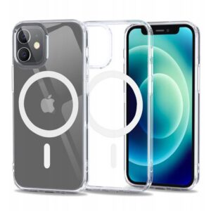 Dėklas Tech-Protect FlexAir Hybrid MagSafe iPhone 12 Mini, skaidrus