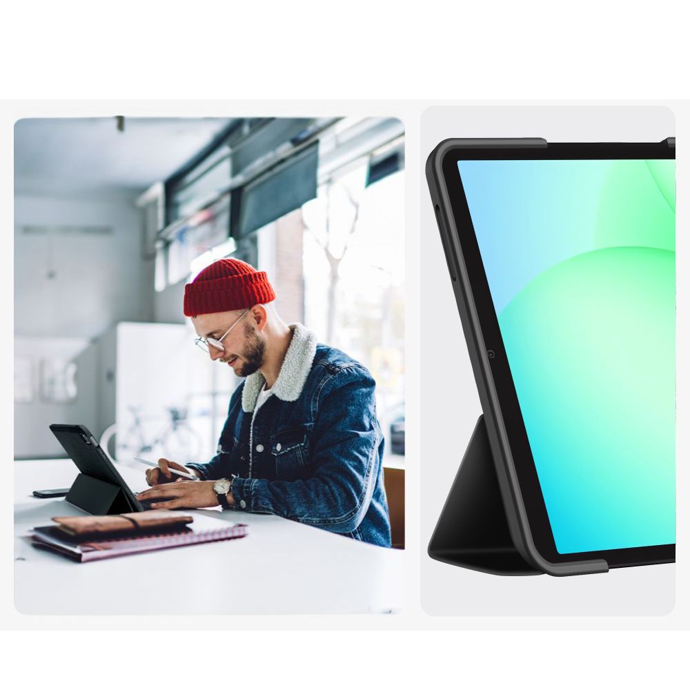 Dėklas Tech-Protect SmartCase Samsung Galaxy Tab A9+ / A11+ 11.0, juodas - Image 7