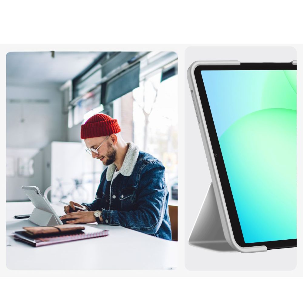 Dėklas Tech-Protect SmartCase Samsung Galaxy Tab A9+ / A11+ 11.0, pilkas - Image 7