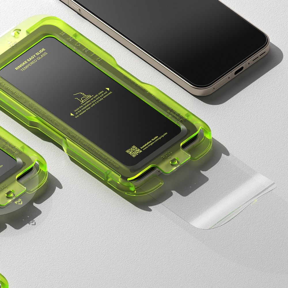 Apsauginis stiklas Ringke Easy Slide OnePlus 15, 2 vnt., skaidrus - Image 7