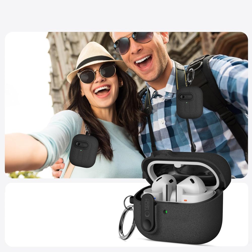 Dėklas Tech-Protect Slim Hook Samsung Galaxy Buds 3 / 3 FE / 3 Pro, juodas - Image 5
