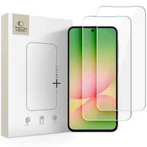 Apsauginis stiklas Tech-Protect Glass Fit+ Samsung Galaxy A37 / A57 5G, 2 vnt., skaidrus