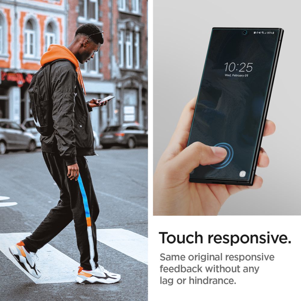 Apsauginė plėvelė Spigen Neo Flex Galaxy S23 Ultra, 2 vnt., skaidri - Image 8