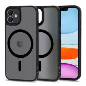 Dėklas Tech-Protect Magmat MagSafe iPhone 11, matinis juodas