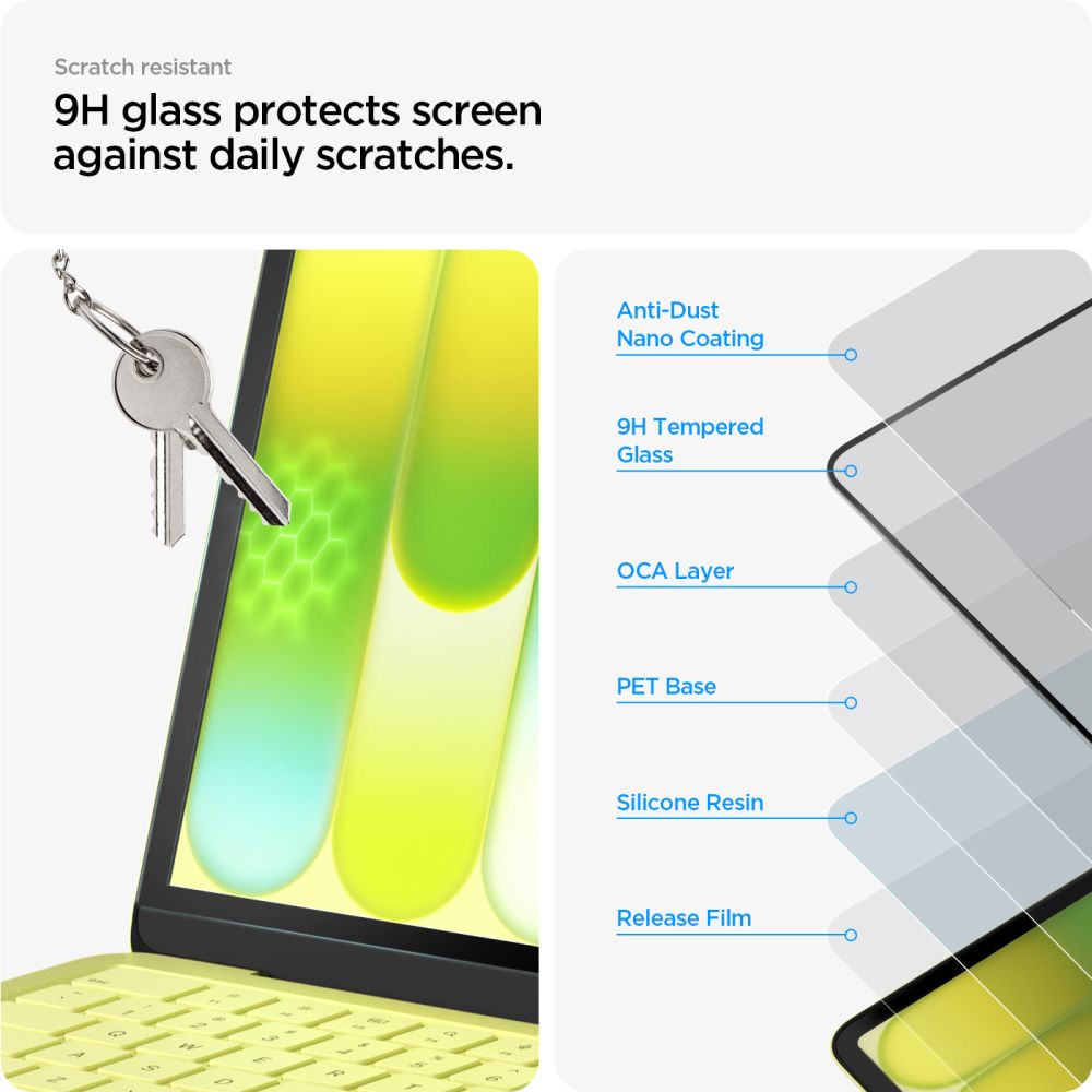 Apsauginis stiklas Spigen Glas.tR Slim FC MacBook Neo 13 (2026), juodas - Image 7