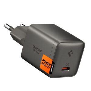 Tinklo įkroviklis Spigen Essential EE301EU-GAN 30W, pilkas