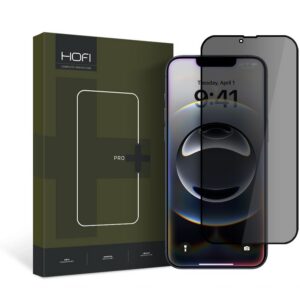 Apsauginis stiklas Hofi Anti Spy Glass Pro+ iPhone 13 / 13 Pro / 14 / 16e / 17e Privacy