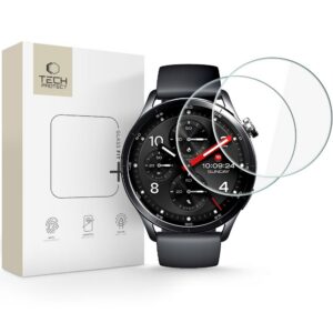 Apsauginis stiklas Tech-Protect Glass Fit+ Xiaomi Watch S5 (46 mm), 2 vnt., skaidrus