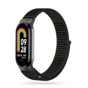 Dirželis Tech-Protect Nylon Xiaomi Smart Band 8 / 9 / 10 / NFC juodas