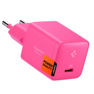 Tinklo kroviklis Spigen Essential EE301EU-GAN 30W, rožinis
