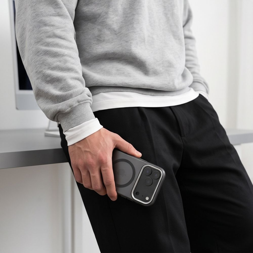 Dėklas Tech-Protect MagZero MagSafe iPhone 17 Pro Max / 18 Pro Max, matinis juodas - Image 6