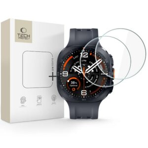 Apsauginis stiklas Tech-Protect Glass Fit+ Samsung Galaxy Watch Ultra 2 2026 (47 mm), 2 vnt., skaidrus