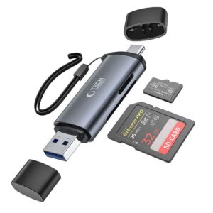 Kortelių skaitytuvas Tech-Protect Ultraboost SD ir microSD Pilkas
