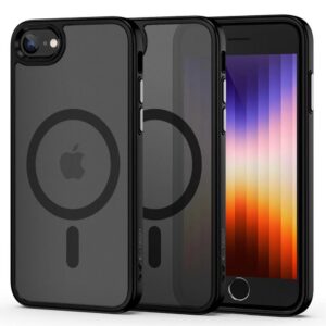 Dėklas Tech-Protect Magmat MagSafe iPhone 7 / 8 / SE 2020 / 2022, matinis juodas