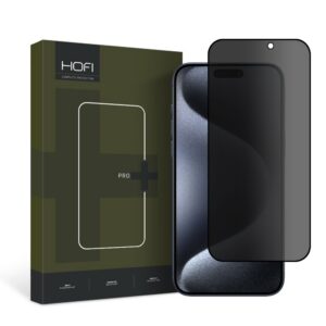 Apsauginis stiklas Hofi Anti Spy Glass Pro+ iPhone 15 Pro Privacy