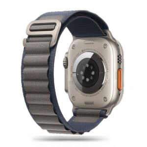 Dirželis Tech-Protect Nylon Pro Apple Watch 8 / 9 / 10 / 11 / SE / Ultra (44 / 45 / 46 / 49 mm), tamsiai mėlynas/pilkas