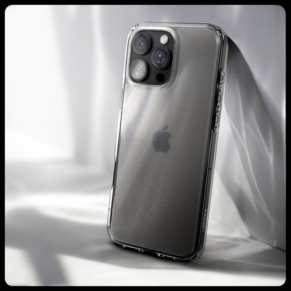 Dėklas Spigen Ultra Hybrid iPhone 16 Pro Max, matinis skaidrus - Image 8