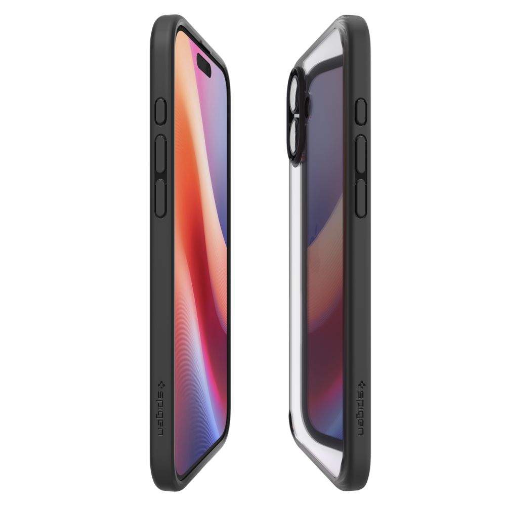 Dėklas Spigen Ultra Hybrid iPhone 16, matinis juodas - Image 7