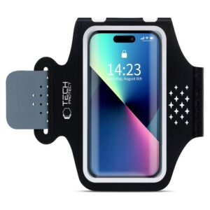 Sportinis dėklas ant rankos Tech-Protect M5 Universal Sport Armband, juodas
