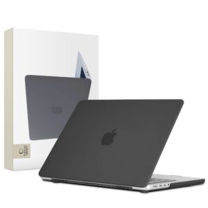 Dėklas Tech-Protect SmartShell MacBook Pro 14 M1-M5 Pro / M5 Pro Max 2021-2026, matinė juoda spalva
