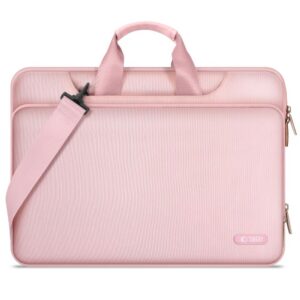 Krepšys nešiojamajam kompiuteriui Tech-Protect Pocket Bag 15-16, rožinis