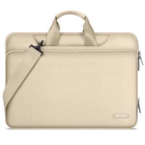 Krepšys nešiojamajam kompiuteriui Tech-Protect PocketBag 13-14, smėlio spalvos