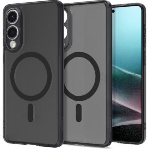 Dėklas Spigen Ultra Hybrid Mag MagSafe Galaxy S25 Edge, matinis juodas
