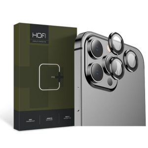 Kameros apsauginis stiklas Hofi CamRing Pro+ iPhone 13 Pro / 13 Pro Max, juodas