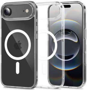 Dėklas Tech-Protect FlexAir Hybrid MagSafe iPhone Air, skaidrus