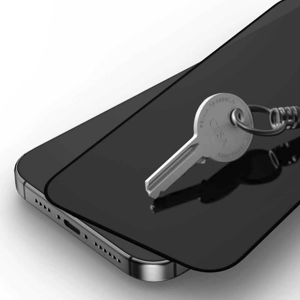 Privatumo apsauginis stiklas Tech-Protect Quick Set Spy+ iPhone 12 / 12 Pro, 2 vnt. - Image 6