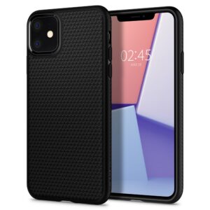 Dėklas Spigen Liquid Air iPhone 11, matinė juoda