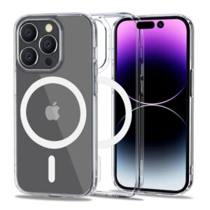 Dėklas Tech-Protect Flexair Hybrid MagSafe iPhone 14 Pro Max, skaidrus