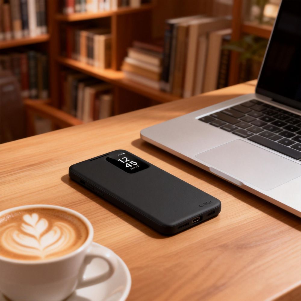 Dėklas Tech-Protect Smart Wallet Samsung Galaxy S26+, matinis juodas - Image 8
