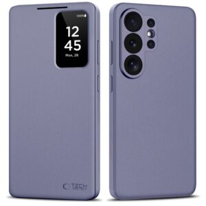 Dėklas Tech-Protect Smart Wallet Samsung Galaxy S26 Ultra, violetinis