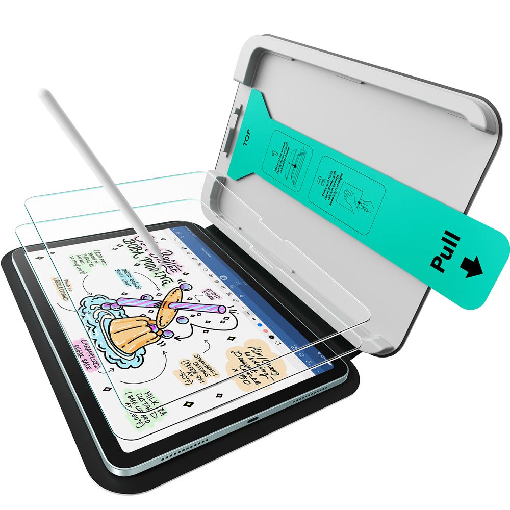 Apsauginis stiklas ESR Paper Feel iPad Air 13 1/2/3 (2024-2026), 2 vnt., skaidrus - Image 2