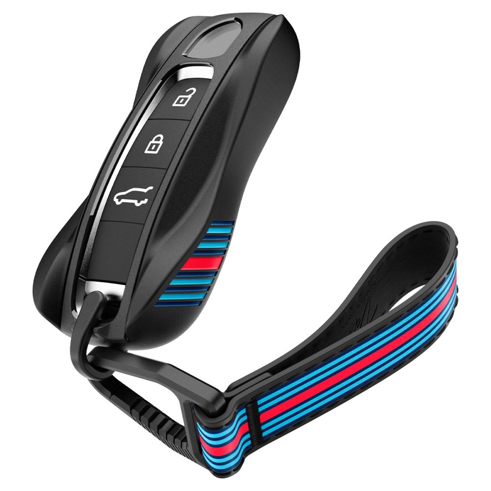 Dėklas automobilio raktui Porsche, Spigen PK100, juodas - Image 2