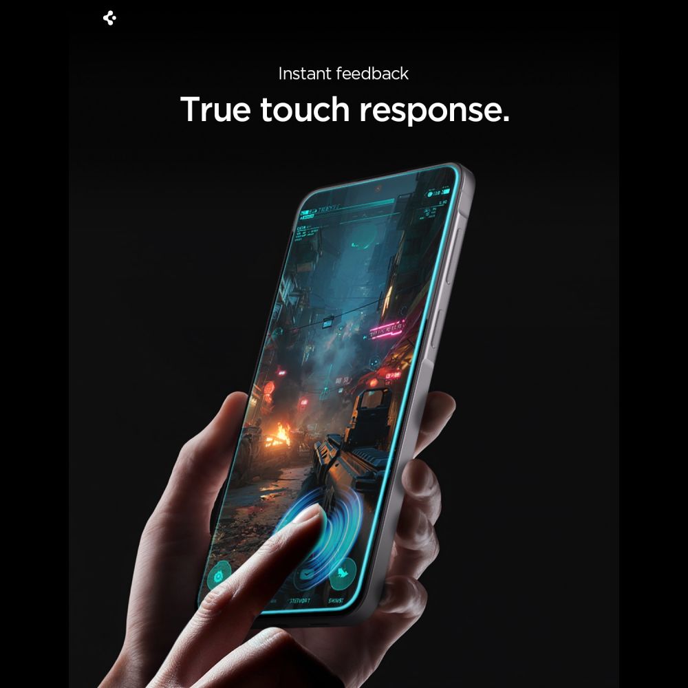 Apsauginis stiklas Spigen Glas.tR EZ Fit Pro Galaxy A57 5G, 2 vnt., skaidrus - Image 7
