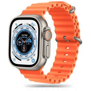 Dirželis Tech-Protect IconBand Pro Apple Watch 8 / 9 / 10 / 11 / SE / Ultra (44 / 45 / 46 / 49 mm) Oranžinis