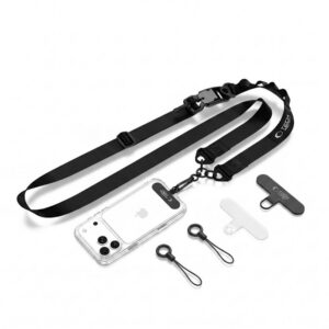Dirželis Tech-Protect C9S Rope Crossbody, juodas