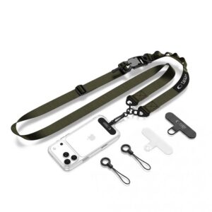 Dirželis Tech-Protect C9S Rope Crossbody, žalias