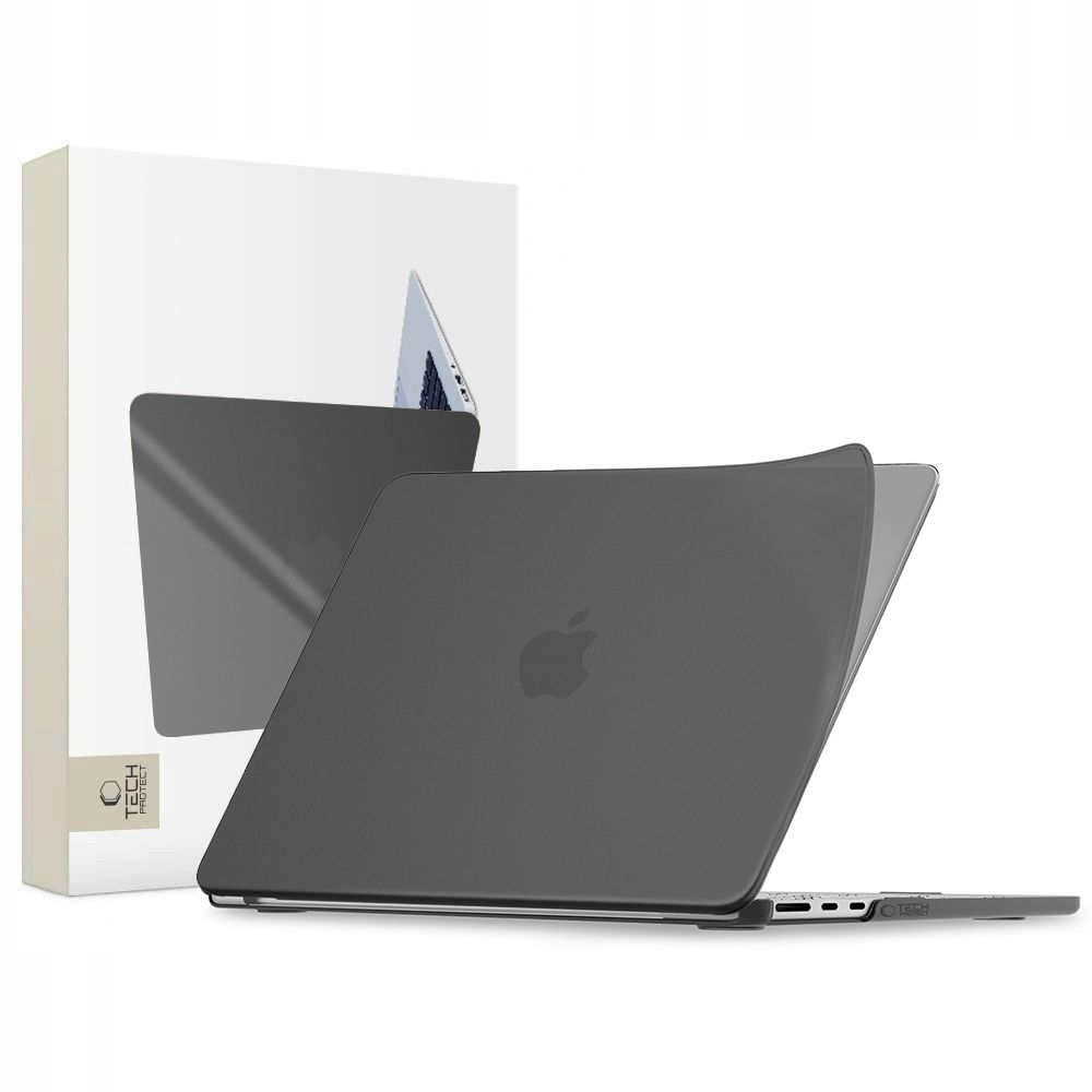 Dėklas Tech-Protect Softshell MacBook Air 15 M2-M5 2023-2026, matinis juodas