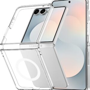 Dėklas Tech-Protect FlexAir Hybrid MagSafe Galaxy Z Flip 8, skaidrus