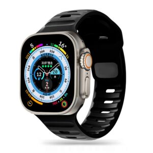 Dirželis Tech-Protect Iconband Line Apple Watch 8 / 9 / 10 / 11 / SE / Ultra (44 / 45 / 46 / 49 mm) Juodas