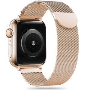 Apyrankė Tech-Protect MilaneseBand Apple Watch 8 / 9 / 10 / 11 / SE / Ultra (44 / 45 / 46 / 49 mm) Gold