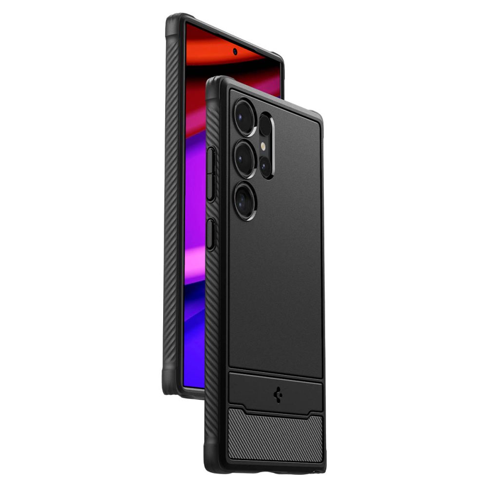 Dėklas Spigen Rugged Armor Galaxy S24 Ultra, matinis juodas - Image 7